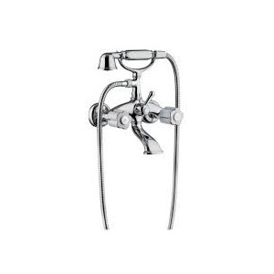FLEUR BLANC External bath mixer with shower set  Chrome  Bongio 11526 BONGIO RUBINETTERIE  - 1