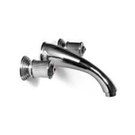 IMPERO Waschbeckenarmatur  für Wand Hahn 190mm Chrome  Bongio 65538 BONGIO RUBINETTERIE  - 1