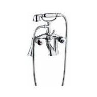 IMPERO External bath mixer on pillar with shower set Chrome  Bongio 65527 BONGIO RUBINETTERIE  - 1