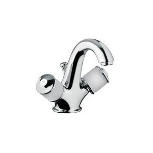 CRISTALLO Un trou évier échappement complet 1.1/4" Chrome  Bongio 04521 BONGIO RUBINETTERIE  - 1