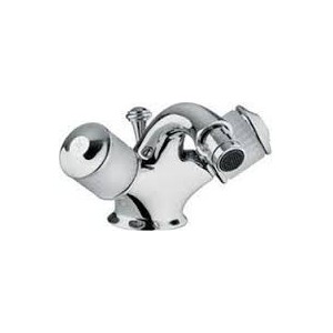 CRISTALLO Un trou Bidet échappement complet 1.1/4" Chrome  Bongio 04522 BONGIO RUBINETTERIE  - 1