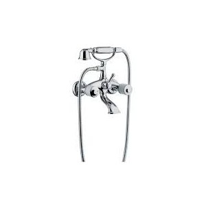CRISTALLO External bath mixer with shower set Chrome  Bongio 04526 BONGIO RUBINETTERIE  - 1