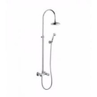 CRISTALLO Groupe douche externe avec tube, tête de douche et set de douche duplex Chrome  Bongio 04537-D BONGIO RUBINETTERIE  - 
