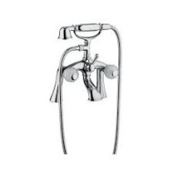 RIVOLI Gruppo  Vasca Esterno su colonnette con set doccia Cromo  Bongio 05527 BONGIO RUBINETTERIE  - 1