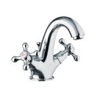 AXEL Einloch Armatur mit Ablaufgarnitur 1.1/4" Chrome  Bongio 15521 BONGIO RUBINETTERIE  - 1