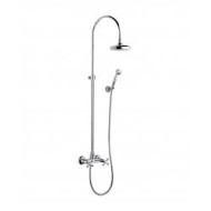 COLONNE douche Groupe douche externe avec tube, déviateur, tête de douche et set de douche Chrome  Bongio 15537-D BONGIO RUBINET