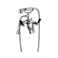 MILLE NUITS External bath mixer on pillar with shower set Chrome  Bongio 22527 BONGIO RUBINETTERIE  - 1