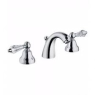 ZENITH Batteria  Lavabo 3 fori completa di scarico 1.1/4" Cromo  Bongio 23501-B BONGIO RUBINETTERIE  - 1