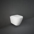 WC wall mounted RESORT RIMLESS 52x36x32cm  Rak Ceramics RAK CERAMICS - 1