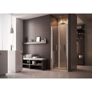 Evo  Porta  Box Doccia  da  100cm Cromo  Cristallo 6mm Trasparente FORTE BOX DOCCIA  - 1