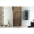 Duo Door  Shower cabin  from  80cm Chrome  Crystal 6mm Transparent FORTE BOX DOCCIA  - 1