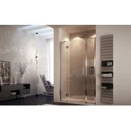 Mono Due Ante Porta Box Doccia  da  140cm Cromo  Cristallo 6mm Trasparente FORTE BOX DOCCIA  - 1