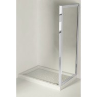 Anta Fissa S Box Doccia  da  90cm Cromo  Cristallo 6mm Trasparente FORTE BOX DOCCIA  - 1