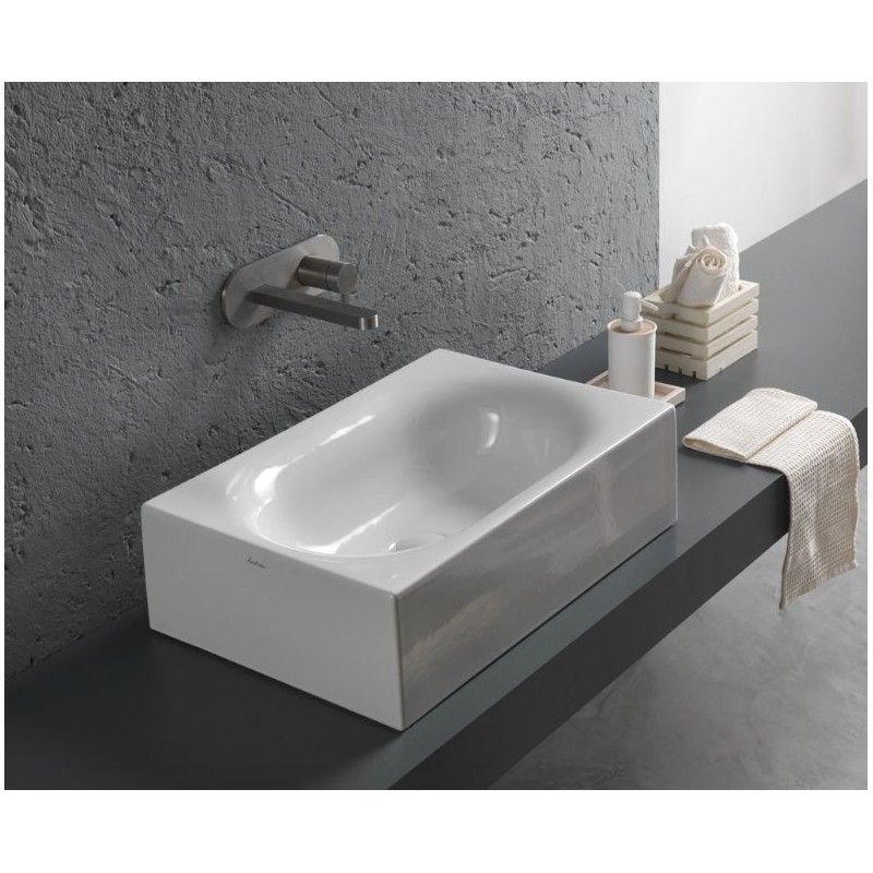 VALLEY Waschbecken ohne Löcher ohne Überlauf VALLEY 60 600x400 Hatria Y1GD HATRIA - 1