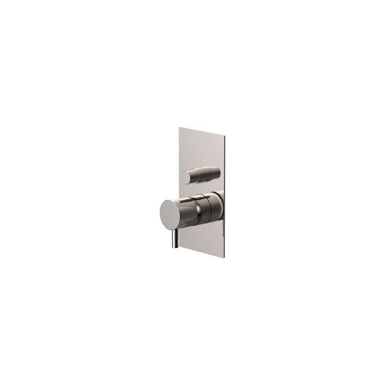 Diametro35 Inox Einhandmischer fuer Badewanne /dusche Ritmonio RITMONIO - 1