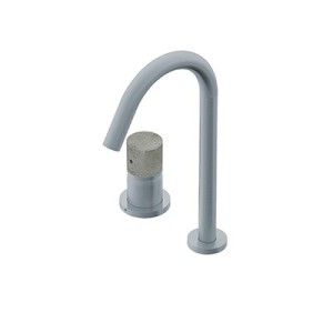 Diametro35 Inox Concrete Exposed single lever basin mixer  Ritmonio RITMONIO - 1