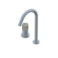 Diametro35 Inox Concrete Exposed single lever basin mixer  Ritmonio RITMONIO - 1