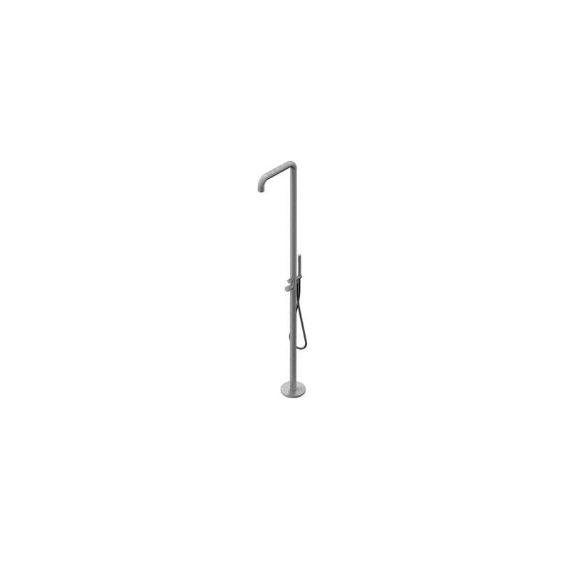 Diametro35 Inox Concrete Standing floor shower  Ritmonio RITMONIO - 1
