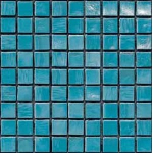 Turquoise 3 1,5x1,5cm - feuille 29,6x29,6cm mosaique Sicis SICIS - 1