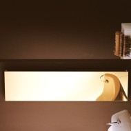 Ice Gold Finish Horizontal Single Radiateur  540 x 1820 Caleido FICE18530SOG CALEIDO - 1