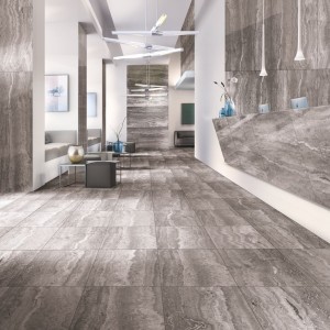 MARMOKER TRAVERTINO TITANIUM 90x90cm Casalgrande Padana 10990011 CASALGRANDE PADANA - 1