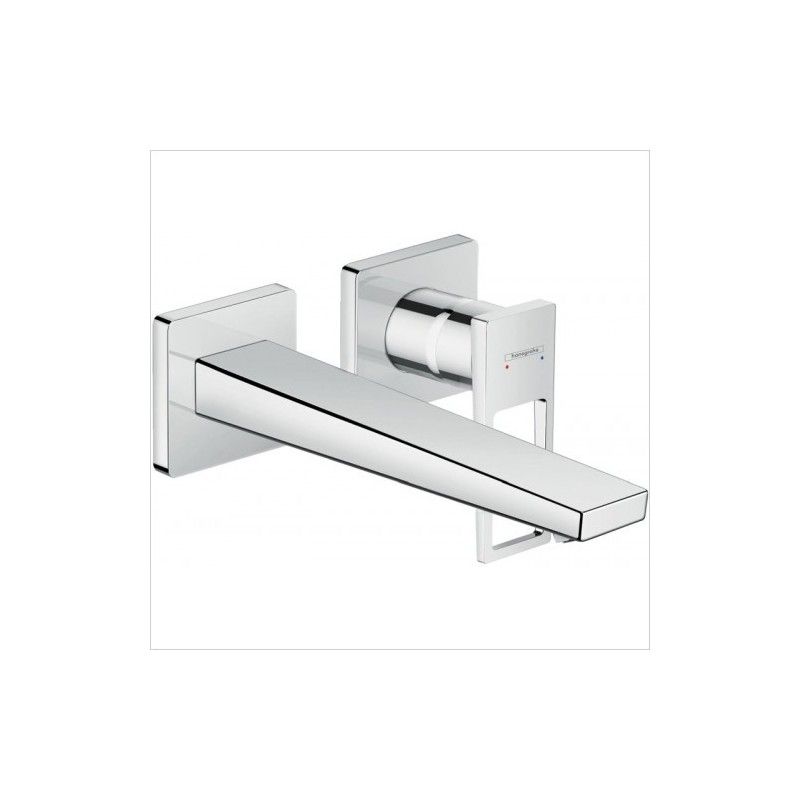 Hansgrohe Metropol  Einhebel-Waschtischmischer mit  Steigbuegelgriff Eingebaut mit Wandauslauf  225mm 74526000 HANSGROHE - 1