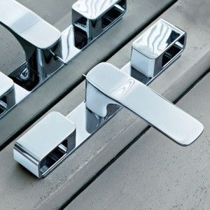 AXOR URQUIOLA Melangeur lavabo 3 trous 50 avec rosaces Cromo  AXOR 11040000 HANSGROHE - 1