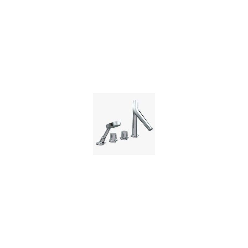 AXOR  Starck Organic Melangeur 4 trous pour bord de baignoire  AXOR  12425000 HANSGROHE - 1
