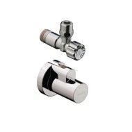 Robinet d'angle de sortie d'eau G 3/8  CROMO  Hansgrohe 13954000 HANSGROHE - 1