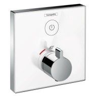 ShowerSelect glass Miscelatore termostatico ad Incasso  Bianco per 1 Uscite  Hansgrohe 15737400 HANSGROHE - 1