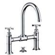 MONTREUX Mitigeur lavabo 3 trous  avec Poignee croisee  Cromo  AXOR 16510000 HANSGROHE - 1