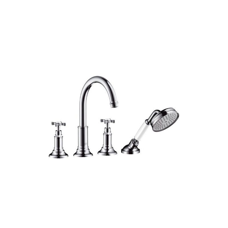 MONTREUX SET externe 4 trous pour  Sol carrele  CROMO  AXOR 16544000 HANSGROHE - 1