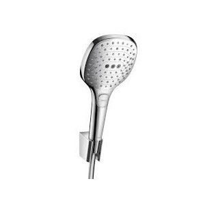 RAINDANCE  SELECT E Set de support de douche 120 3jet avec flexible 160 cm  Bianco Cromo Hansgrohe 26720400 HANSGROHE - 1