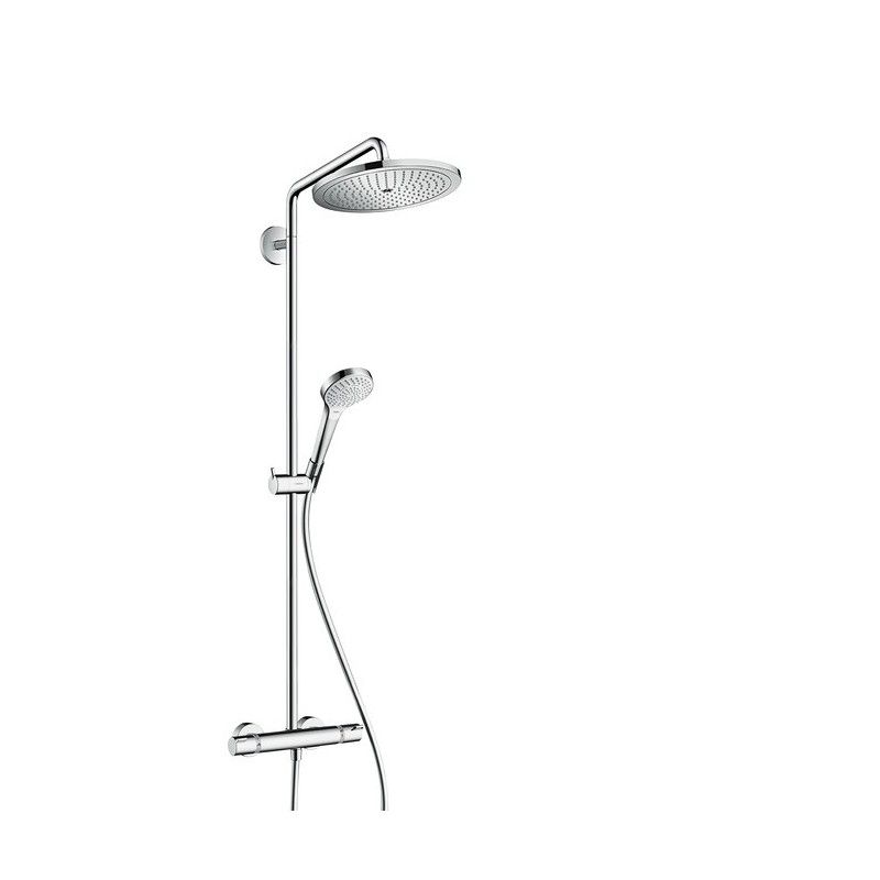Croma 280 1jet Showerpipe EcoSmart 9 l / min avec thermostatique  Hansgrohe 26794000 HANSGROHE - 1