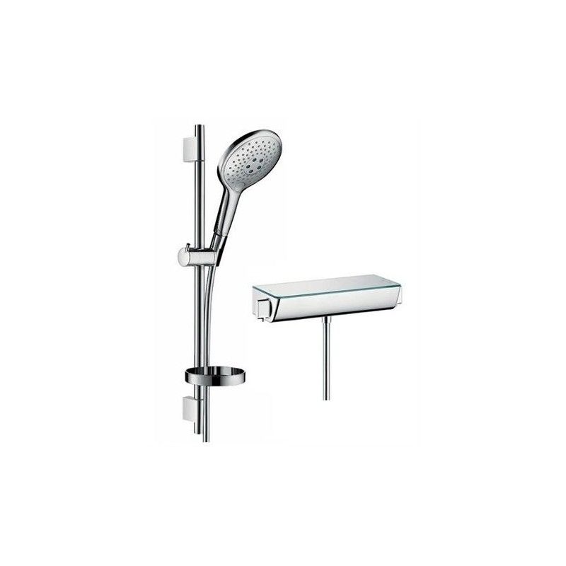 RAINDANCE  SELECT 150 Sistema doccia esterno 150 con termostatico Ecostat Select e asta doccia 65 cm Hansgrohe 27036000 HANSGROH