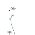 Hansgrohe Croma 220 Showerpipe 1jet avec mitigeur monocommande  Hansgrohe 27222000 HANSGROHE - 1
