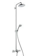 Hansgrohe Croma 220 Showerpipe 1jet with thermostatic bath Hansgrohe 27223000 HANSGROHE - 1