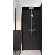 Hansgrohe Crometta E 240 Showerpipe  douche 1jet EcoSmart 9 l / min avec thermostat chrom Hansgrohe 27281000 HANSGROHE - 1