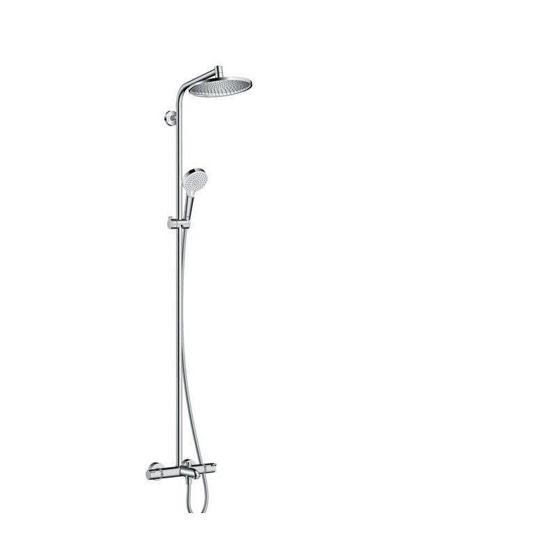 Hansgrohe Crometta S 240 1jet showerpipe with bath thermostatic  CROMO  Hansgrohe 27320000 HANSGROHE - 1