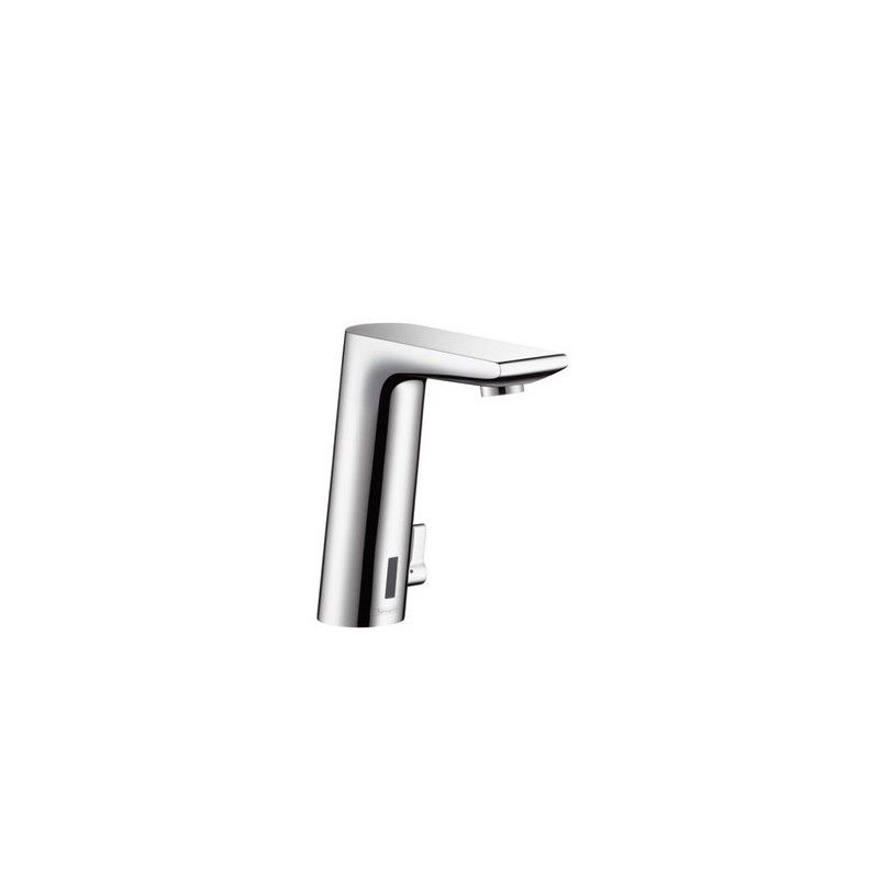 METRIS S Electronic basin mixer with temperature adjustment and 230 V transformer CROMO  HANSGROHE 31102000 HANSGROHE - 1