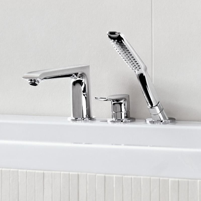 METRIS E2 Rubinetteria 3 Fori  monocomando bordo vasca HANSGROHE 31190000 HANSGROHE - 1