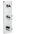 AXOR CITTERIO E Module de thermostat 380/120 encastre pour 2 consommateurs avec plaque  AXOR 36703000 HANSGROHE - 1