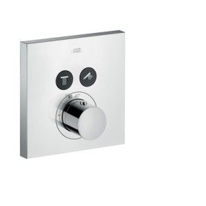 Axor ShowerSelect Square, Melangeur thermostatique integre  pour 2 sorties   AXOR 36715000 HANSGROHE - 1