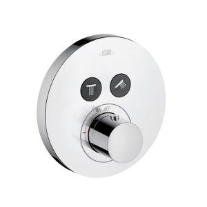 Axor ShowerSelect Round, Melangeur thermostatique integre  pour 2 sorties   AXOR 36723000 HANSGROHE - 1