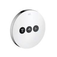 Axor ShowerSelect Valve cachee ronde pour 3 consommateurs   AXOR 36727000 HANSGROHE - 1