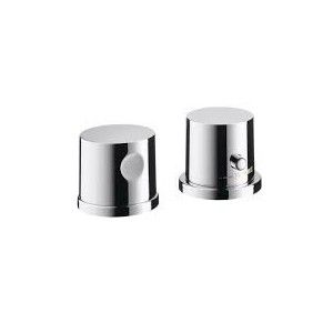 UNO2 2-hole rim-mounted bath mixer with thermostat  CROMO   AXOR 38480000 HANSGROHE - 1