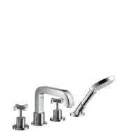 Citterio SET esterno  Rubinetto 4 fori  P/Piastra ,Maniglia CROCE, Como  AXOR 39453000 HANSGROHE - 1