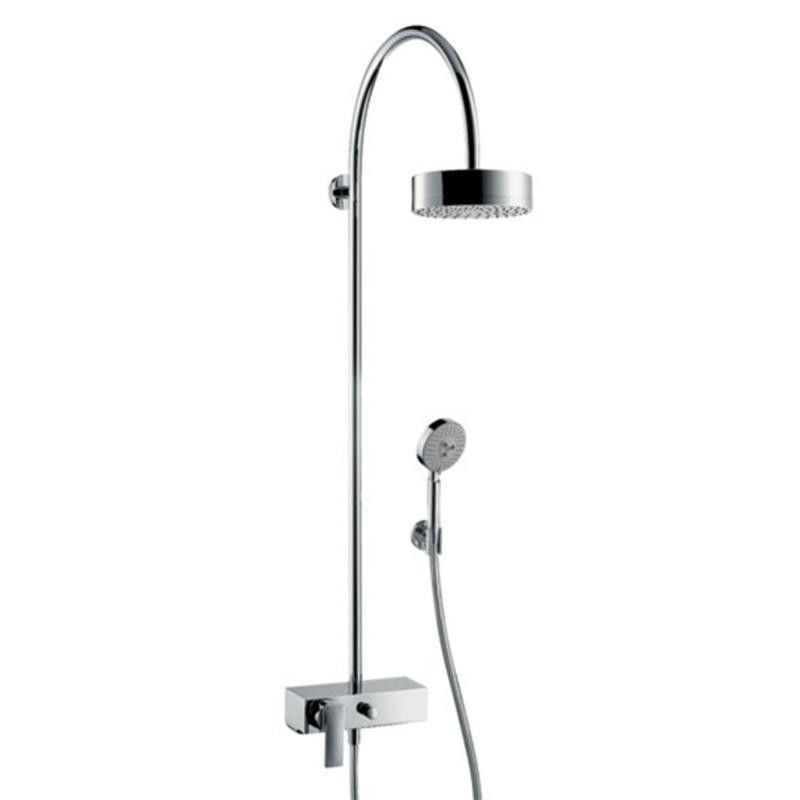 CITTERIO SHOWERPIPE Doccia con miscelatore monocomando e soffione 180 1jet CROMO  AXOR 39620000 HANSGROHE - 1