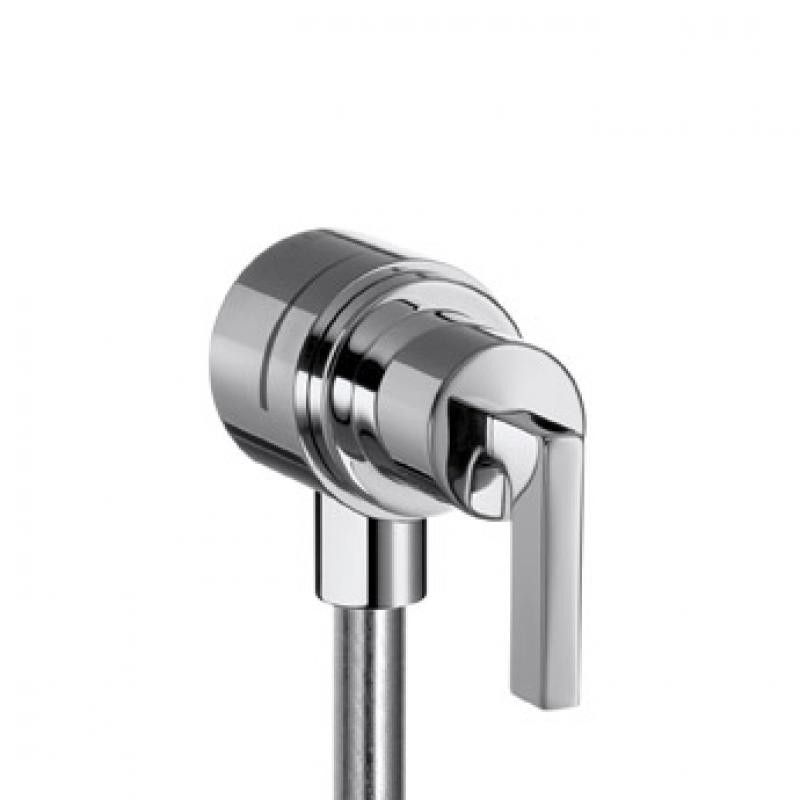 CITTERIO Wandanschluss Stop mit Rueckflussverhinderer, Absperrventil und Hebelgriff  CROMO  AXOR 39882000 HANSGROHE - 1