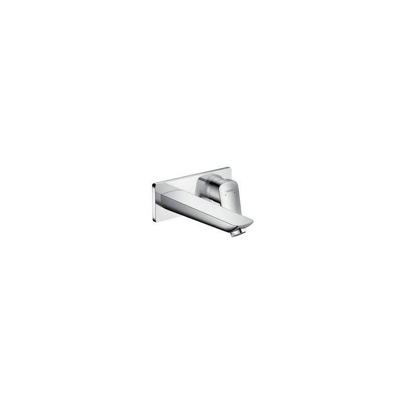 Logis Wall mounted single-lever basin mixer with spout 19.5 cm Hansgrohe 71220000 HANSGROHE - 1